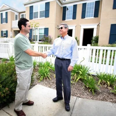 wooden vinyl fence around a house