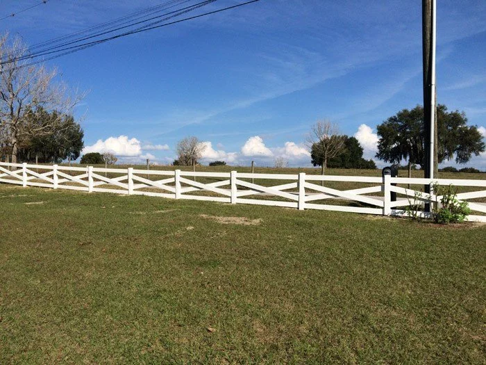 wooden vinyl aluminum fence around a house